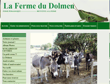 Tablet Screenshot of laferme-dudolmen.com
